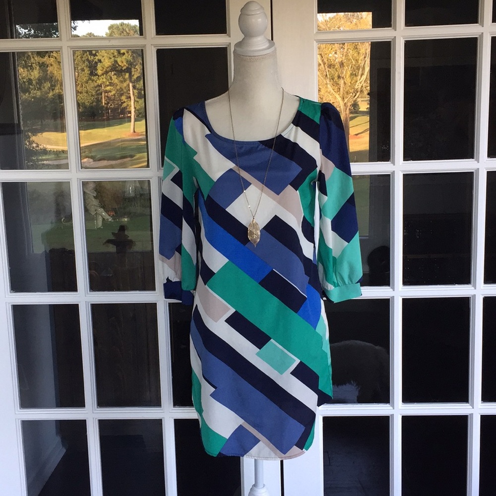 Mod mini dress small and flowy